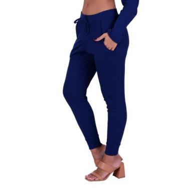 Imagem de Calça Jogger Canelada Inverno Feminina Comfy Vera-c9 CALÇA VERA - BY T