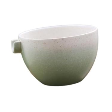 Imagem de Ｂｅｓｇａ Tigela Matcha, xícara de chá verde japonesa de porcelana tradicional, chawan para cerimônia do chá com bico para servir para a família, Ciano