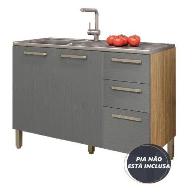 Imagem de Balcão Gabinete Para Pia Versalhes Kit's Paraná Madeirado