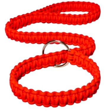 Imagem de Guia Unificada para Pitbull e raças de grande e médio porte. Fabricação própria em corda náutica(VERMELHO)