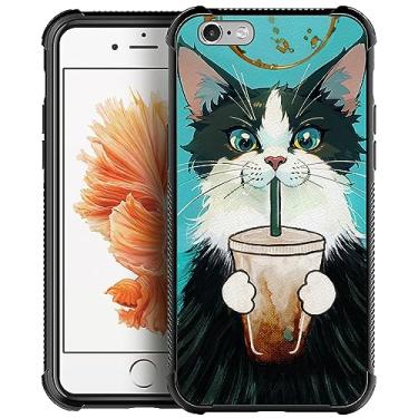 Imagem de Capa para iPhone 8 iPhone SE 2020, Capa para iPhone 7 com estampa personalizada à prova de choque, antiarranhões, capa traseira de policarbonato rígido para Apple iPhone 7/8/SE2