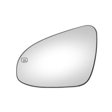 Imagem de Motoforti Substituição de vidro do espelho lateral do motorista de lente transparente para Toyota Corolla 2014-2019, vidro retrovisor esquerdo para Toyota Corolla com aquecimento elétrico substitui o