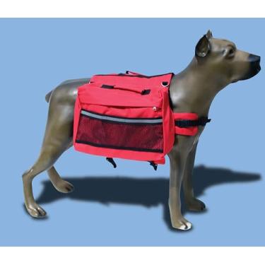 Imagem de Suporte de carga dorsal para cães - tamanho grande - 36x28x33cm - azul