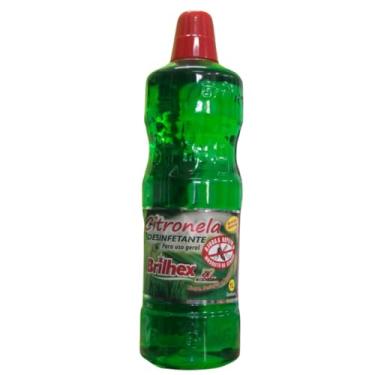 Imagem de Desinfetante Brilhex Citronela: Cheirinho de limpeza, proteção garantida.1 Litro