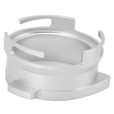 Imagem de KIMISS Funil de Dosagem de Portafilter de café de 54 Mm - Acessório de Liga de Alumínio Rotativo para café Mac S - Easy Retinging & Tamping, Reduz o Desperdício, Fácil de Limpar (Prata)