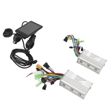 Imagem de Bicicleta elétrica Controlador de motor sem escova 24V 36V 48V 500W 25A M6C LCD Display Dual Dual Drive Controller Kit