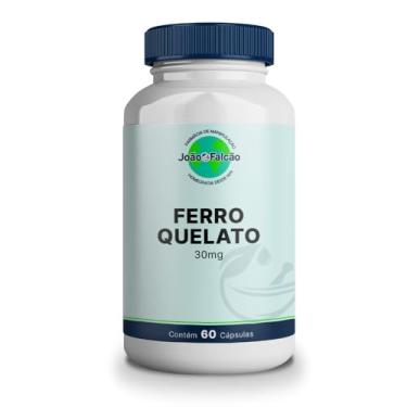 Imagem de Vitamina Ferro Quelato 30 mg - 60 cápsulas