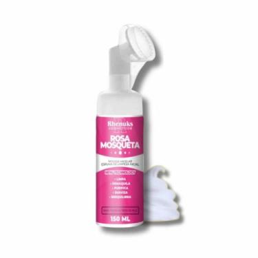 Imagem de Mousse Micelar Limpeza Facial Rosa Mosqueta 150ml - rhenuks