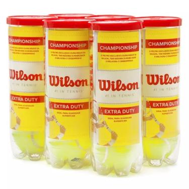 Imagem de Bola De Tênis Wilson Championship Pack Com 06 Tubos