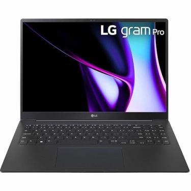 Imagem de Notebook LG Gram PRO de 16 polegadas, HW TPM, Windows 11 PRO CORE Ultra 7, 16GB DDR, 1TB, OLED, reconhecimento facial, MIL-STD 810G, TH4, USB0-C, USB 4, HP-Out, SPK, bateria de 77 Wh