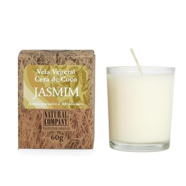 Imagem de Vela Aromática Perfumada de Cera Vegetal 60 g - Jasmim - Natural Company
