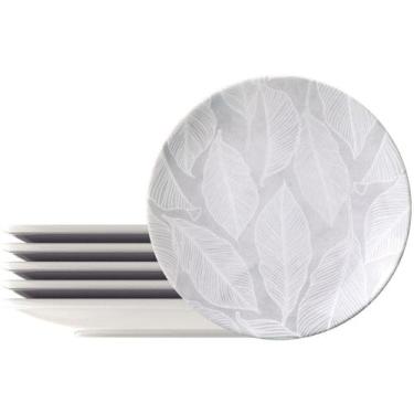 Imagem de Jogo De Pratos Fundos Tramontina Porcelana Arbo 21Cm 6 Pç