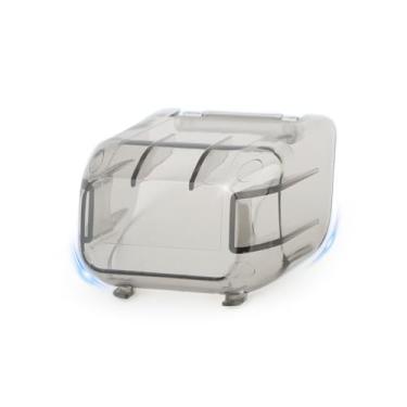 Imagem de Para DJI Mavic Mini 4K Gimbal Camera Protector Lens Dustproof Replacemen for DJI Mini 2/Mini 4K/Mini 2 SE Gimbal Camera Lens Cover Cap Drone Accessories Parts (Preto Transparente)