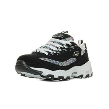 Imagem de Skechers Sport Women's Dlites Interlude Sneaker,black/multi,6 M US