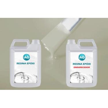 Imagem de Resina Epóxi 1KG + Cor sólida Seixo Cinza RAL6032 AG - Resinas ag