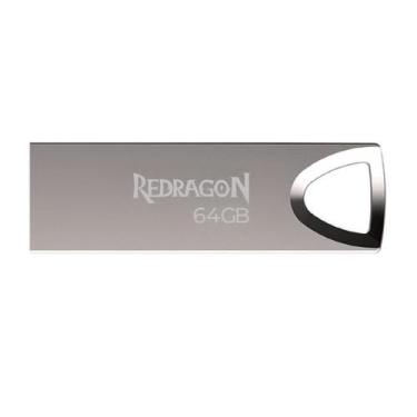 Imagem de Pendrive Portátil Usb 2.0 64Gb Lume Hiksemi Redragon Ed-305