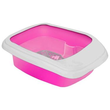 Imagem de Caixa De Areia Furba com Borda Bandeja Sanitária Para Gatos - ALVORADA
