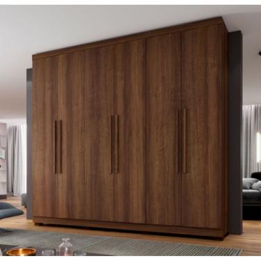 Imagem de Guarda Roupa New Master 6 Portas Benetil Móveis - Imbuia