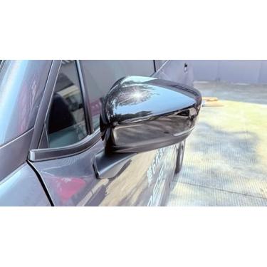 Imagem de Luyhok Capa de espelho retrovisor para Subaru Forester 2025 Acessórios de carro ABS Capas de espelho lateral (preto brilhante) (preto golss)