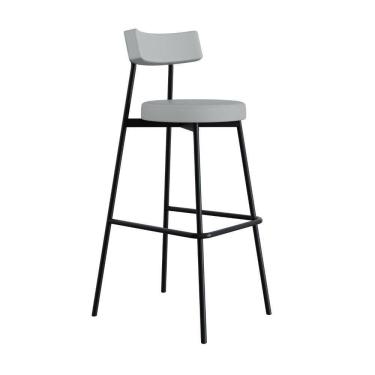 Imagem de Banqueta Alta Stout Ae: 100 / Aa: 75cm Bqst7510 Courino Saturno Off White Cn.saturno Off White