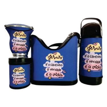 Imagem de Kit Chimarrão Completo 5 Itens Jesus é o Caminho - CONECTA CHIMA