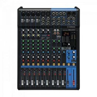 Imagem de Mesa De Som Analógica Yamaha Mg12xu 12 Canais Bivolt Preta [f002]