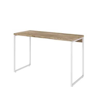 Imagem de Mesa Dynamica 120x50x75cm Carvalho - Est.branca Carvalho - Est.branca