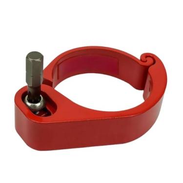 Imagem de Generic Trava para porta traseira de caminhão, peças de reposição para reparo automotivo, proteção profissional, trava antifurto para porta traseira de, Vermelho