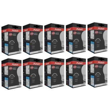 Imagem de Lâmpada Led 9w Bulbo A60 Soquete E27 6500k Branca Fria Avant