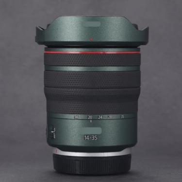 Imagem de RF 14-35 4 Adesivo de lente de câmera para Canon RF 14-35 mm F4 Macro Coat Wraps Película Protetor Vinil Decalque Skin (Verde Turquesa)