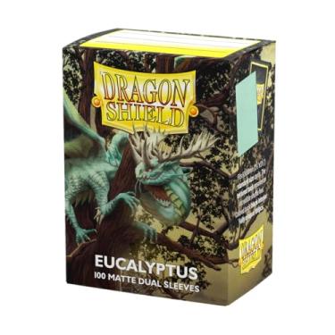 Imagem de Arcane Tinmen Dragon Shield Card Sleeves – Matte Dual Eucalyptus Standard Size 100CT - MGT Card Sleeves are Smooth & Tough - Compatible with Pokemon, Yugioh, & Magic The Gathering Card Sleeves