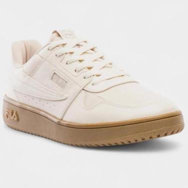 Imagem de Tênis Couro Fila Acd Classic Masculino - Bege, 40