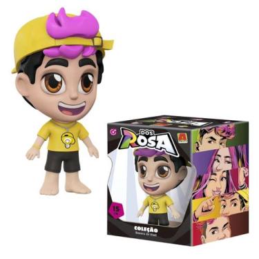 Imagem de Boneco Leozin Youtuber Infantil Articulado Dos Rosa 15cm - Algazarra B