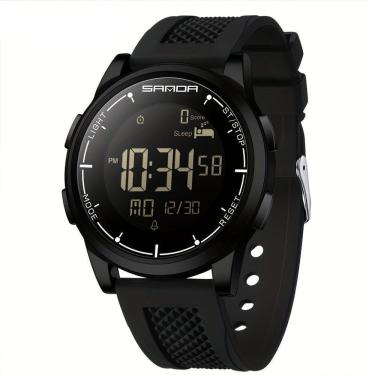 Imagem de Relógio Masculino Multifuncional Mostrador Digital Design Esportivo Moderno Impermeavel...