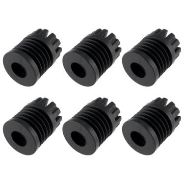 Imagem de Briny River 6 peças de tapetes de borracha de amortecimento para impressora 3D compatíveis com BambooLab X1 X1C P1P P1S 12,5 x 29 x 35 mm