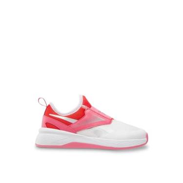 Imagem de Reebok Tênis feminino Nano Play sem cadarço, Calçado Branco/Rosa Paixão/Cereja, 20