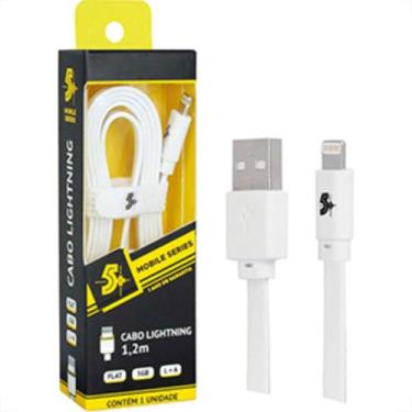 Imagem de Cabo Lightning Usb/Macho 5Gb 1,2M Branco - PIX