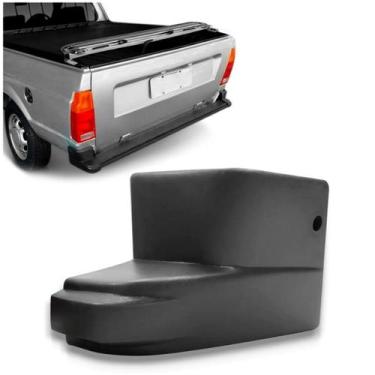 Imagem de Ponteira Parachoque Traseiro Saveiro 1983 84 a 1992 Cinza - KJ, Direit