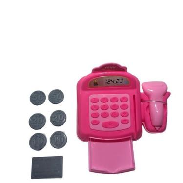 Imagem de Mini Caixa Registradora Brinquedo BS Toys Infantil