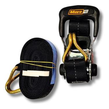 Imagem de Conjunto Cinta e Catraca 1500kg 35mm 4M J Preto - Mave