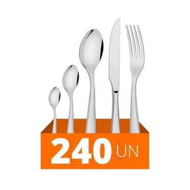 Imagem de Faqueiro 240 Pçs Laguna Totalmente Aço Inox Itop Tramontina