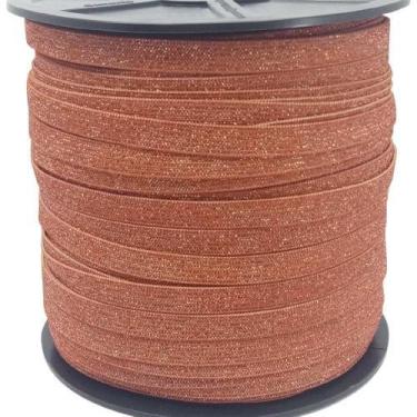 Imagem de 100 metros Elástico Especial Brilho 7mm Bronze 3732 100 - MorenArteira