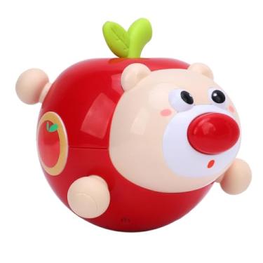 Imagem de Mingzhe Crianças Balançam Os Efeitos Sonoros de Brinquedos Puzzle Early Education Toy para Crianças Aplicáveis ​​ao Tempo da Barriga Wobbler (Vermelho)