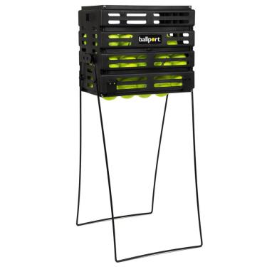 Imagem de Cesto de Bolas Tourna Ballport Weels Preto