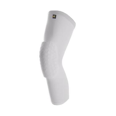 Imagem de Joelheira Elástica Gold Sports Cube Anti Impacto, Branco, M, Unissex