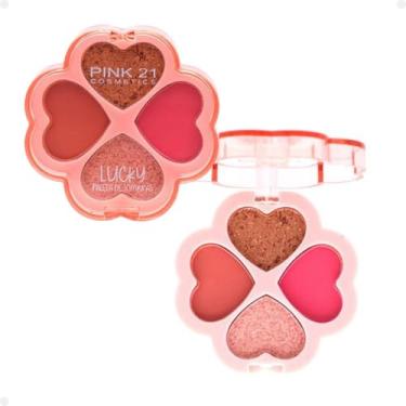 Imagem de Paleta de Sombras Lucky Cor 1 Pink 21 CS-4061-1