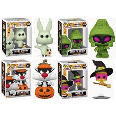 Imagem de Toy Funko Looney Tunes Halloween Pop! Conjunto completo de 4