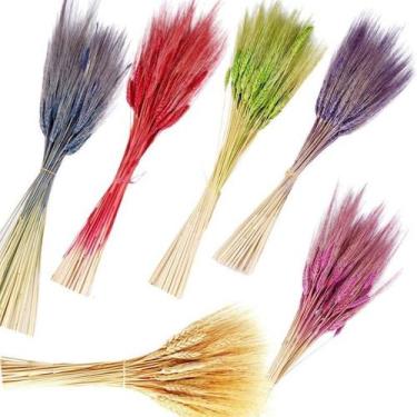 Imagem de 40 Unid. Trigo Seco Colorido p/ Decoração Convites Arranjos - Presente