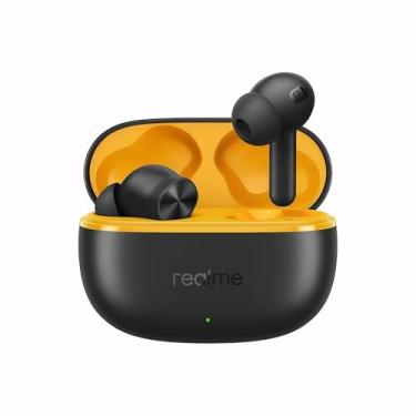 Imagem de realme Fones de ouvido intra-auriculares Buds T200 Lite Bluetooth, 4 microfones, AI ENC para chamadas, reprodu��o total de 48 horas com carregamento r�pido e TWS para jogos de baixa lat�ncia, Google