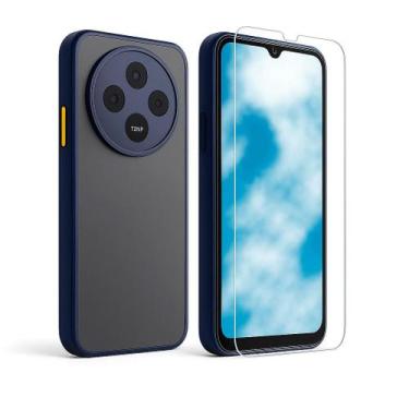 Imagem de Capa Capinha Fosca Para Xiaomi Redmi 14C + Pelicula Hidrogel - GR Glob